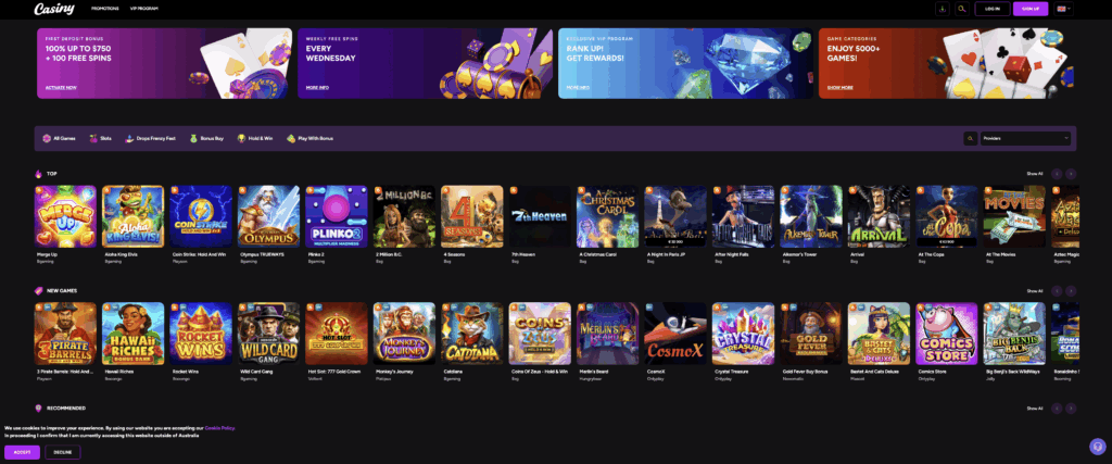 Comprehensive Overview of the Exciting Casiny Casino Review